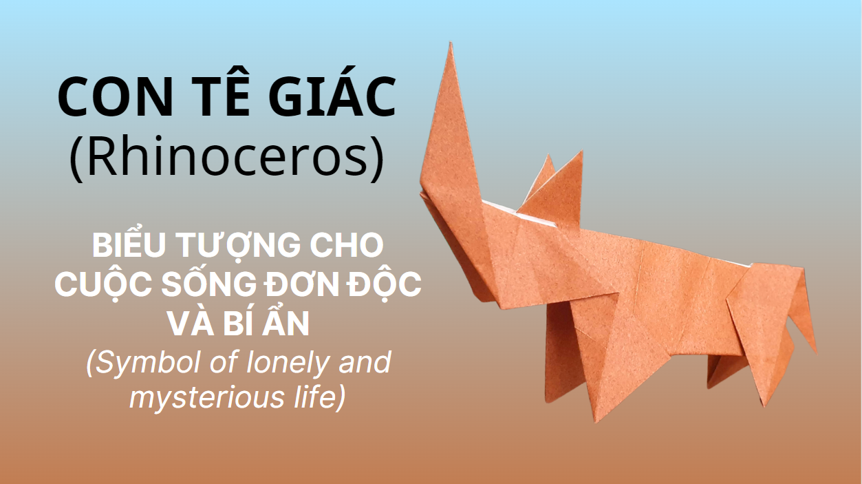 Video 36: Con tê giác - The Art of Paper Folding: Rhinoceros